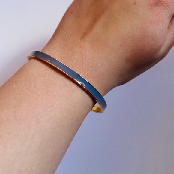Kate Spade Gray Idiom Bangle Bracelet